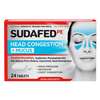 Sudafed Sudafed Head Congestion Plus Mucus Relief 24 Count Tablets, PK72 5358026